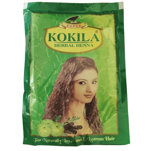 Хна для волос обогащенная экстрактами растений Kokila Hair Heena 60 гр